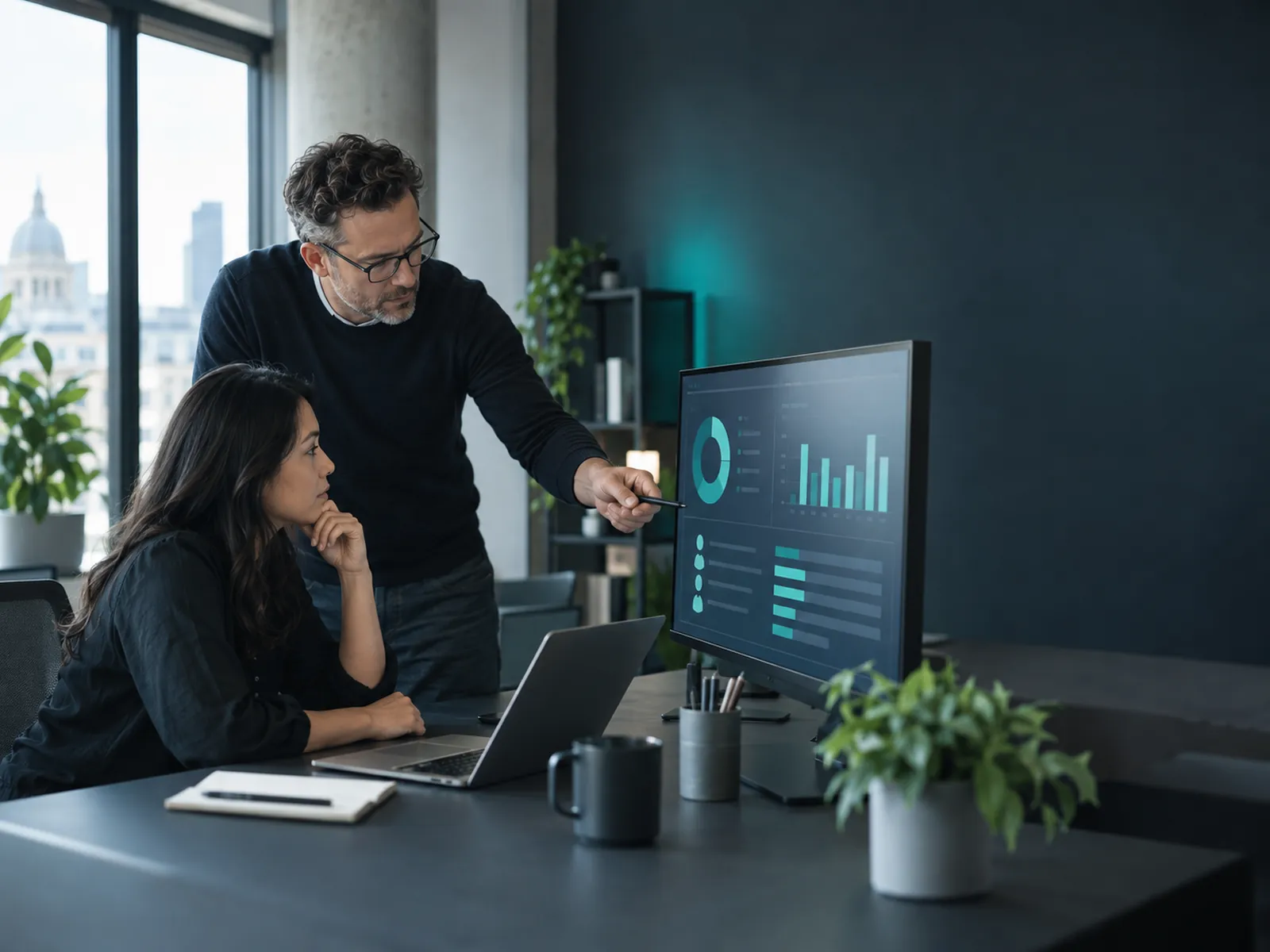 Consultant reviewing a company's Microsoft 365 licence allocation across departments